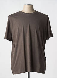 T-shirt marron ECOALF homme