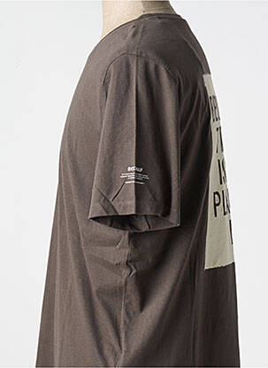 T-shirt marron ECOALF homme