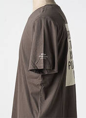T-shirt marron ECOALF pour homme seconde vue