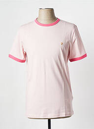 T-shirt rose FARAH homme