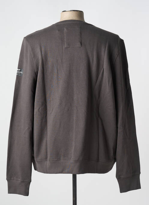 Sweat-shirt gris ECOALF pour homme