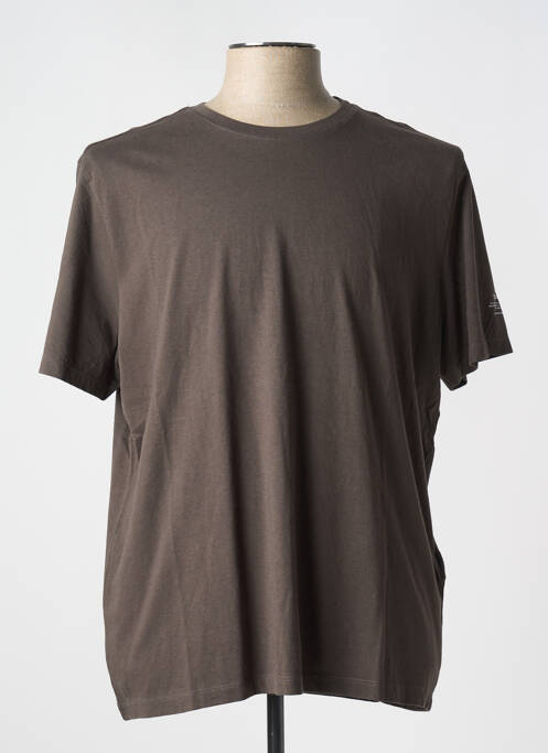 T-shirt marron ECOALF pour homme