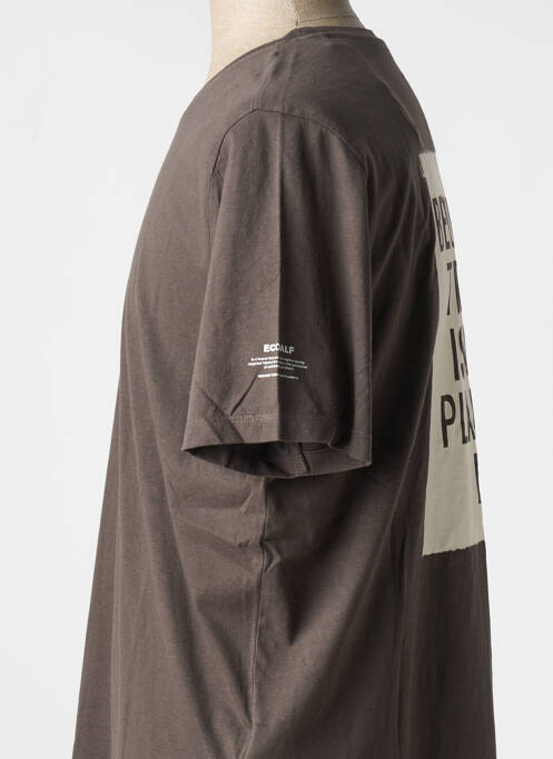 T-shirt marron ECOALF pour homme