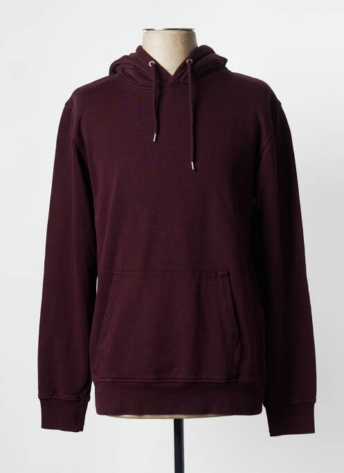 Sweat-shirt rouge COLORFUL STANDARD pour homme