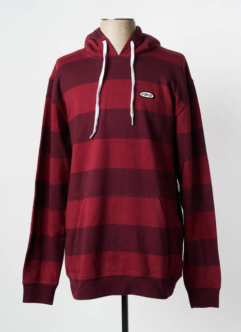 Sweat-shirt rouge VANS pour homme