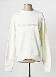 Sweat-shirt blanc ADIDAS homme
