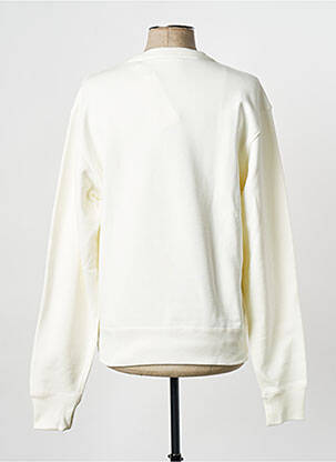 Sweat-shirt blanc ADIDAS homme