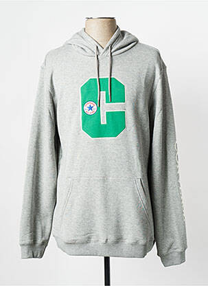 Sweat-shirt gris CONVERSE homme
