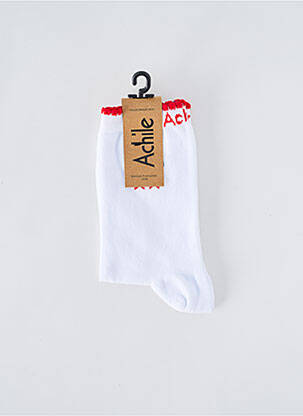 Chaussettes blanc ACHILE femme