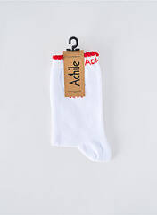 Chaussettes blanc ACHILE pour femme seconde vue