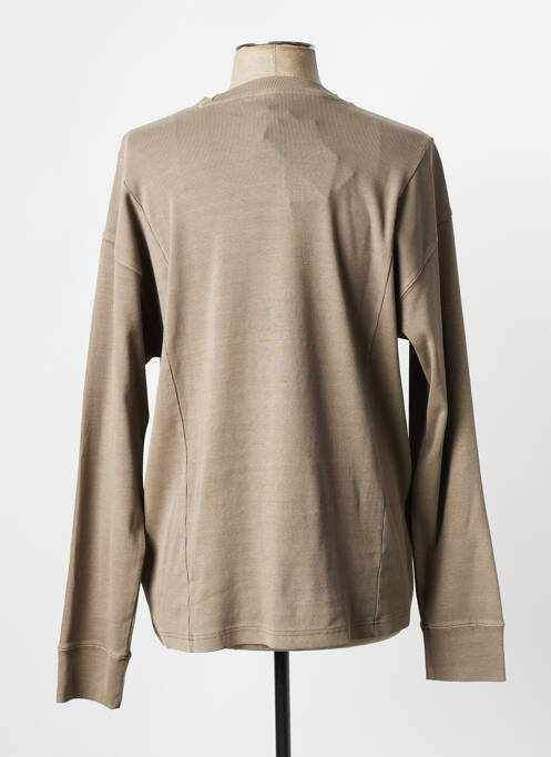 Sweat-shirt marron REEBOK pour homme