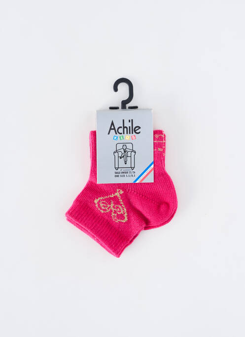 Chaussettes violet ACHILE pour fille