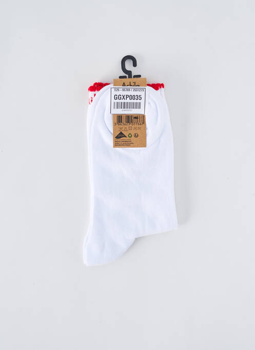 Chaussettes blanc ACHILE femme