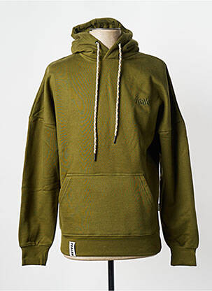 Sweat-shirt kaki TEALER homme