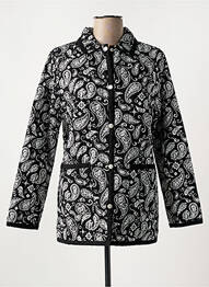 Veste casual noir SANTA CRUZ femme