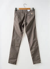 Pantalon chino gris CARHARTT pour homme seconde vue