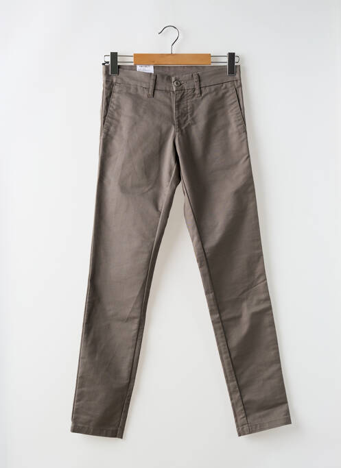 Pantalon chino gris CARHARTT pour homme