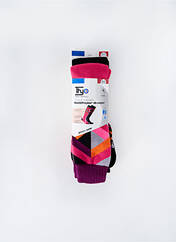 Chaussettes rose THYO pour femme seconde vue