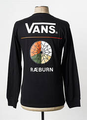 T-shirt noir VANS pour homme seconde vue