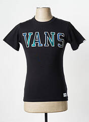 T-shirt noir VANS pour homme seconde vue
