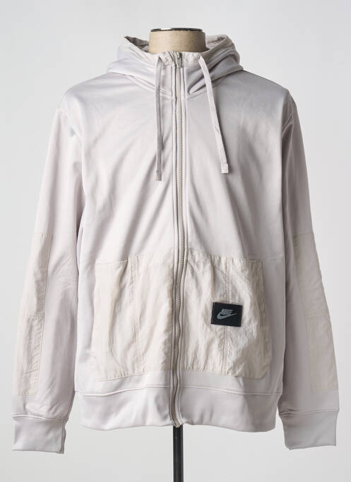 Sweat-shirt gris NIKE pour homme