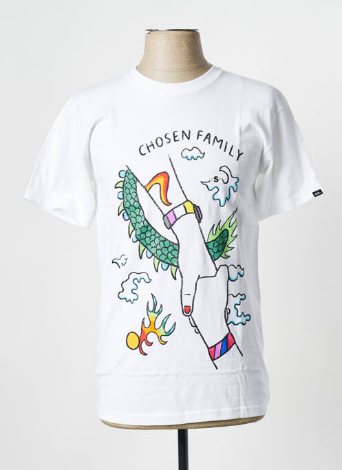 T-shirt blanc VANS pour homme