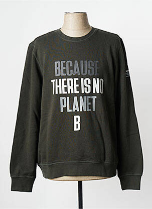 Sweat-shirt vert ECOALF homme