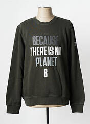 Sweat-shirt vert ECOALF pour homme seconde vue