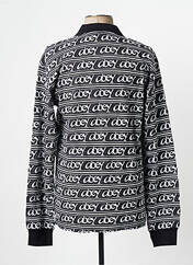 Polo noir OBEY pour homme seconde vue