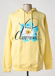 Sweat-shirt jaune DIAMOND SUPPLY CO pour homme seconde vue
