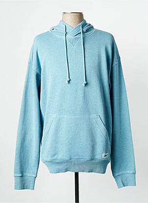 Sweat-shirt bleu REEBOK pour homme