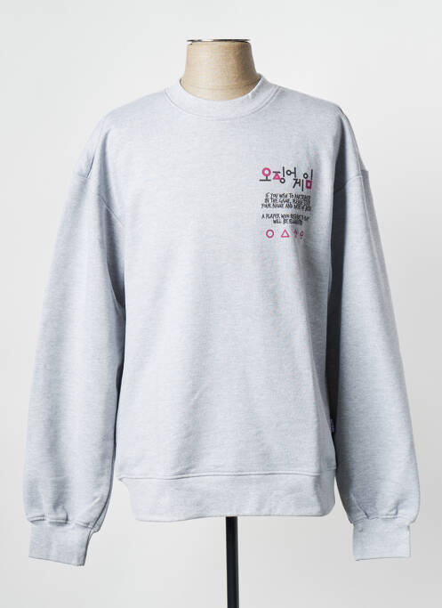 Sweat-shirt gris TEALER pour homme