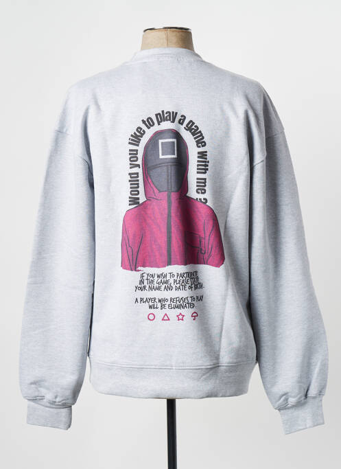 Sweat-shirt gris TEALER pour homme