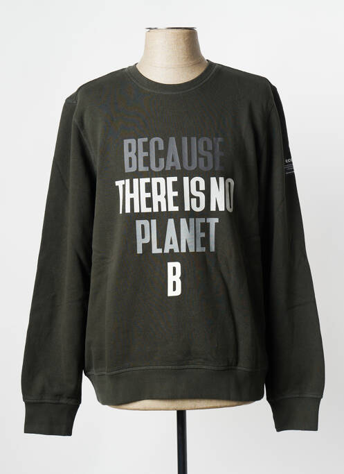 Sweat-shirt vert ECOALF pour homme
