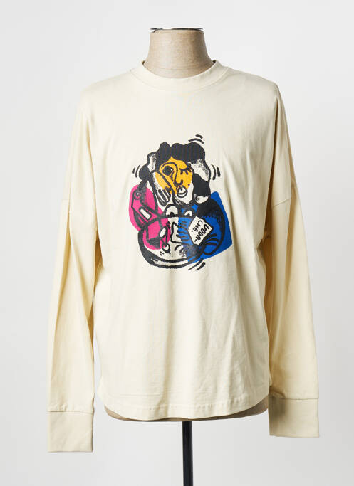 T-shirt beige GOUACHE pour homme