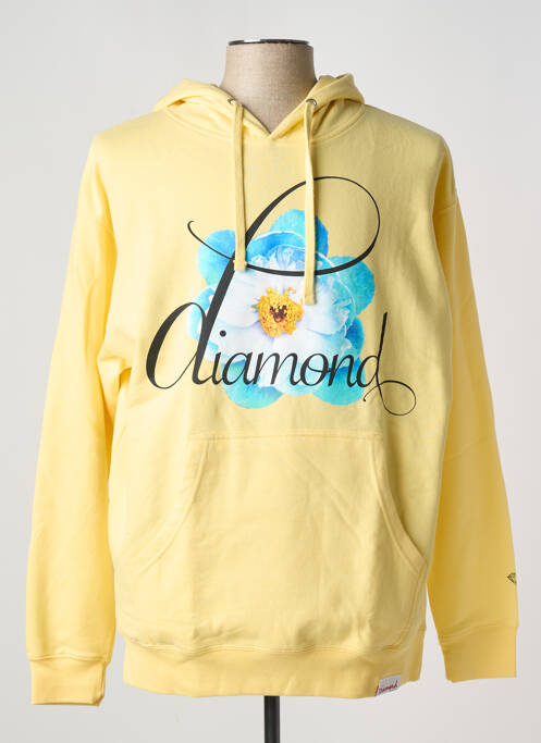 Sweat-shirt jaune DIAMOND SUPPLY CO pour homme