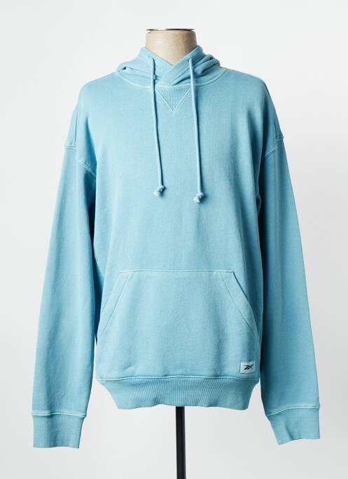 Sweat-shirt bleu REEBOK pour homme