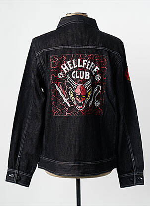 Veste en jean noir VANS homme