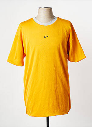 T-shirt orange NIKE homme