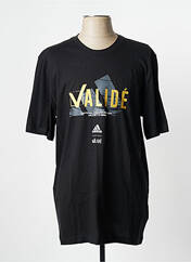 T-shirt noir ADIDAS pour homme seconde vue