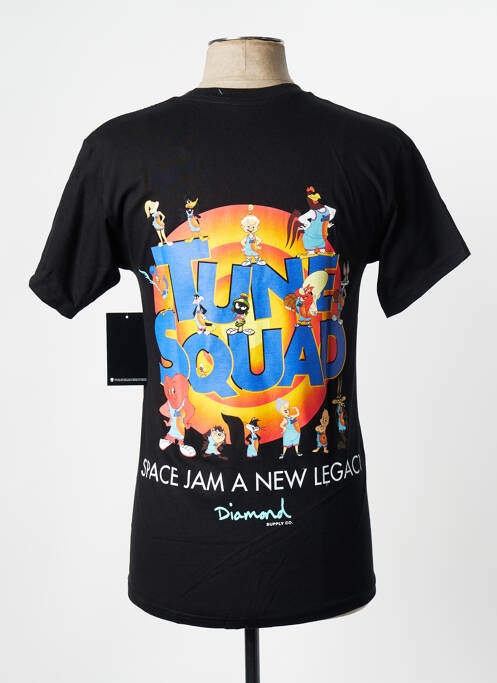 T-shirt noir DIAMOND SUPPLY CO pour homme