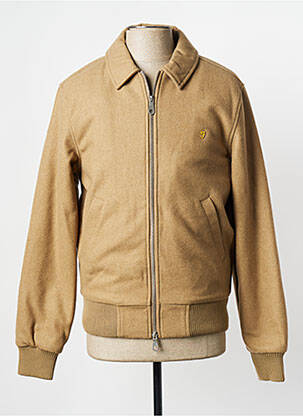 Blouson beige FARAH pour homme