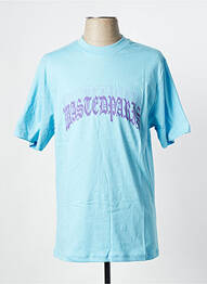 T-shirt bleu WASTED PARIS homme