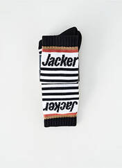 Chaussettes noir JACKER pour homme seconde vue