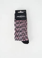Chaussettes rose WASTED PARIS pour homme seconde vue