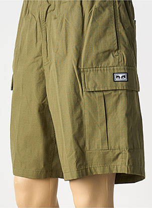 Short vert OBEY homme