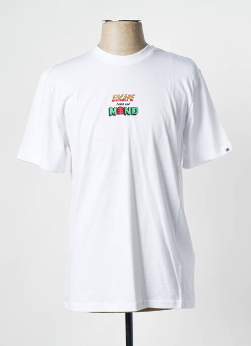 T-shirt blanc ELEMENT pour homme