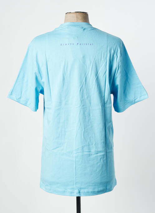 T-shirt bleu WASTED PARIS pour homme