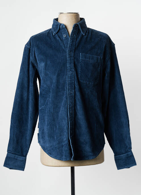 Chemise manches longues bleu ELEMENT pour homme