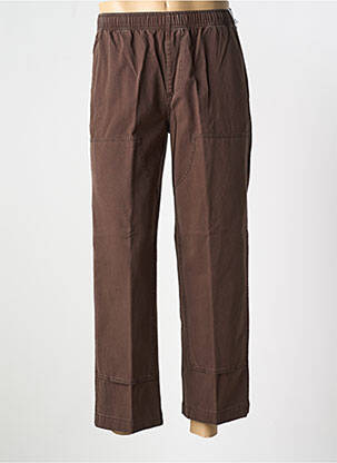 Pantalon droit marron OBEY homme